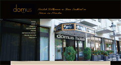 Desktop Screenshot of domus-hotel.de