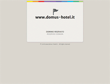 Tablet Screenshot of domus-hotel.it